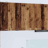 vidaXL Dulap suspendat Riga Lemn Vechi 80 x 31 x 80 cm Lemn compozit 884288