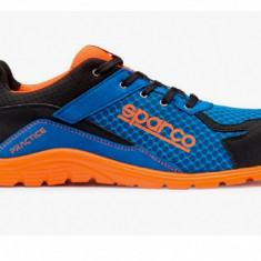 Pantofi sport SPARCO, 43 EU, Albastru Portocaliu - RESIGILAT