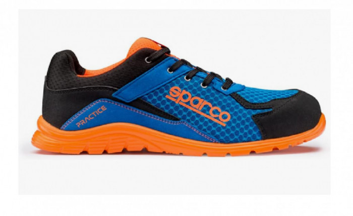 Pantofi sport SPARCO, 43 EU, Albastru Portocaliu - RESIGILAT