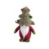 Figurina Mos Craciun textil multicolor cm 8,5 x 5,5 x 14 H