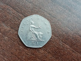 M3 C50 - Moneda foarte veche - Anglia - fifty pence - 2006, Europa