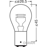 SET 2 BECURI 12V P21/4W ORIGINAL BLISTER OSRAM 35357