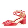 Pantofi eleganti rosii Henriette 02, 36, Rosu
