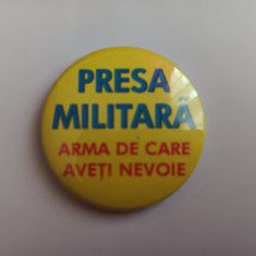 M3 K 13 - Insigna - tematica militara - Presa militara arma de care aveti nevoie