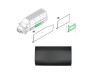 Bandou aripa spate IVECO DAILY, 07.2014- model EXTRA LONG, partea stanga, in fata rotii; extra lung,, Rapid