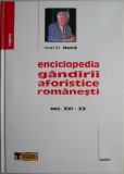 Encilopedia gandirii aforistice romanesti (sec. XVI-XX) &ndash; Marin Buca