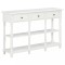 Gossi masuta consola, alb, 110x30x76 cm, lemn prelucrat