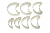 Cumpara ieftin Set 7 forme pentru biscuiti Moon, Silikomart, 8x3.5 cm - 13x10.5 cm, nailon