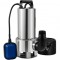 Pompa submersibila cu plutitor, 1300 W, Inox, Debit 20000 l/h, Iesire G1-1/2&quot;, Inaltime 11 m, IPX8, cablu alimentare 10 m