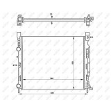 Radiator racire motor Nrf 53002