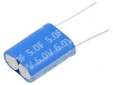 Supercondensator THT 5F 6V 21x26x10mm