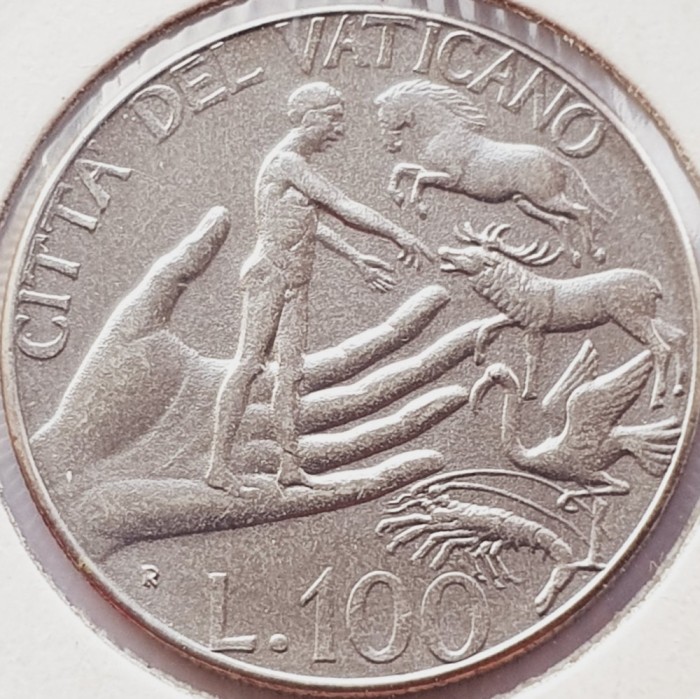 3177 Vatican 100 Lire 1988 Ioannes Paulus II (Naming of the Animals) km 209