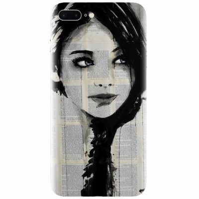 Husa silicon pentru Apple Iphone 8 Plus, Blue Eyes foto