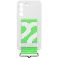 Galaxy S22; Silicone Cover with Strap; White &quot;EF-GS901TWEGWW&quot;