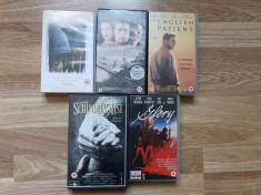 Lot filme razboi casete video VHS - The English Patient, Pearl Harbor, Glory foto