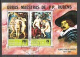 Eq. Guinea 1974 Painting, Rubens, perf. sheet, used N.022