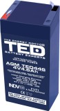 Acumulator 4V 4.6Ah 47x47xh100.6mm AGM Battery TED446F1 TED002853, Ted