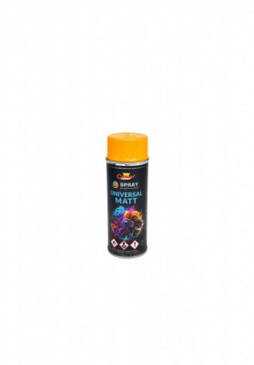 Spray vopsea galben mat profesional 400ml RAL 3017 foto