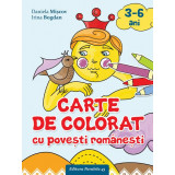 Carte de colorat cu povești rom&acirc;nești (3-6 ani) - Paperback - Daniela Mișcov, Irina Bogdan - Paralela 45