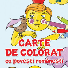 Carte de colorat cu povești românești (3-6 ani) - Paperback - Daniela Mișcov, Irina Bogdan - Paralela 45