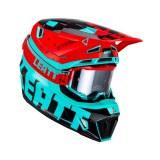 Casca Leatt 7.5 V23 Fuel + Ochelari 4.5 Cadou