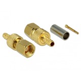 Conector SMC plug for crimping RG-174 / RG-316, Delock 65859
