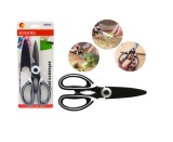 Foarfece de bucatarie multifunctionala, 20.5 x 9.5 cm, set cu capac de protectie, Lean 20922