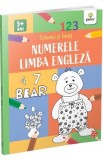 Colorez si invat. Numerele si limba engleza, Autor Anonim