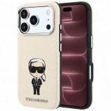 Husa MagSafe pentru Apple iPhone 18 Pro Max / 17 Pro Max, Karl Lagerfeld, Ikonik Sketch, Bej