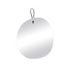 Oglinda de perete, 33.5x29 cm, Sticla, Ovala, ATU-083720, Oem