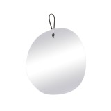 Oglinda de perete, 33.5x29 cm, Sticla, Ovala, ATU-083720, Oem