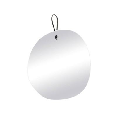 Oglinda de perete, 33.5x29 cm, Sticla, Ovala, ATU-083720 foto