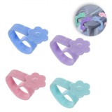 Clipsuri Față de Masă, Model Floral, Set 4 Bucăți, Multicolor, Plastic, Oem