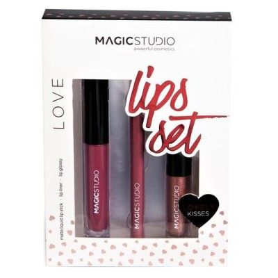 Set gloss buze Love lips Magic Studio 50568 foto