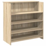 Cumpara ieftin Birou de receptie din stejar Sonoma, 100x50x103,5 cm, lemn stratificat