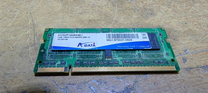 Ram Laptop Adata 1GB PC26400S