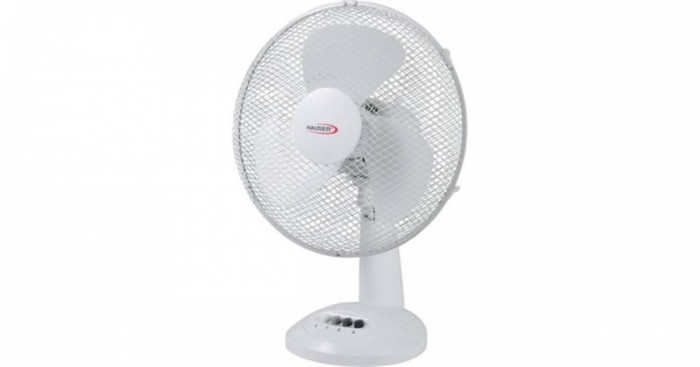 Hauser TF 31 asztali Ventil&aacute;tor 40W #feh&eacute;r