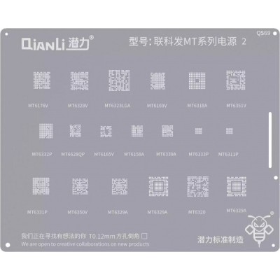 Sita BGA QIANLI QS69 pentru MTK MT 2 Series foto