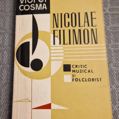 Nicolae Filimon critic muzical si folclorist Viorel Cosma