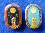 Insigna pentru merit - minerit Lot x 2 variante - Paroseni &amp; Vulcan