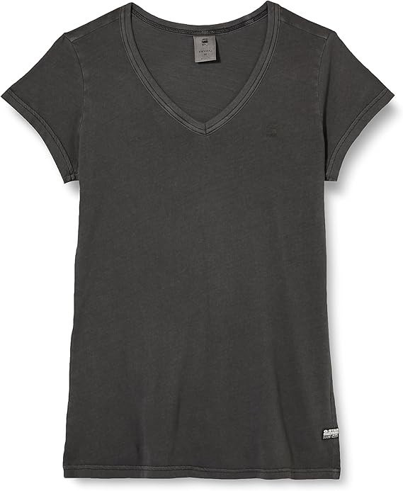 Tricou cu maneca scurta G-Star RAW Eyben Slim, cu decolteu in V pentru femei, S - OUTLET