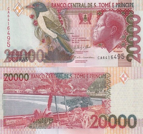 !!! SAO TOME (SAINT THOMAS) - 20.000 DOBRAS 2013 - P 67 e - UNC