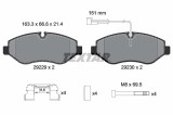 Set placute frana TEXTAR 2922902