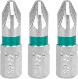 Set biti Strend Pro Pozidriv PZ2 pentru surubelnita, 3 bucati