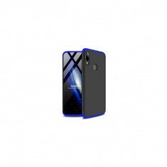 Husa Huawei P20 Lite - iberry Full Cover Negru/Albastru foto