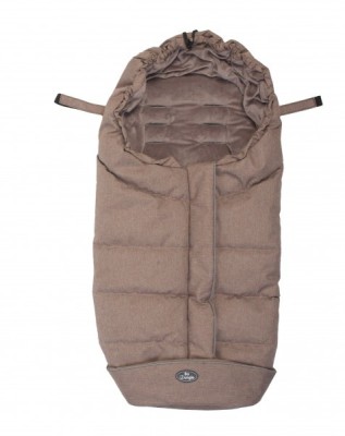 Sac de dormit pentru carucior BO Jungle Taupe cu interior fleece foto