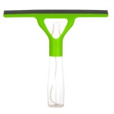 Racletă Geamuri cu Pulverizator, Capacitate 120ml, Verde, Oem