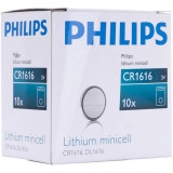 Cumpara ieftin Set 10 Buc Baterie Philips Litiu CR1616/00B