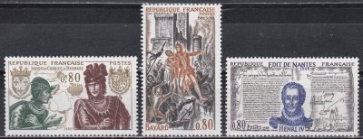 Franta 1969 - Istoria Frantei, MNH foto