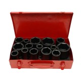Trusa chei tubulare camion de impact lungi 22-60mm, patrat 3/4 inch Cr-Mo 15 piese Breckner Germany